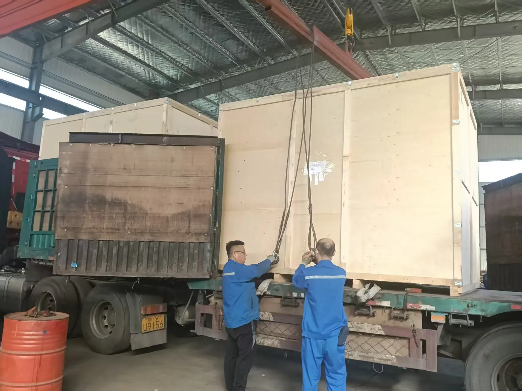 Успешная доставка! Две испарительные конденсаторы OCEANBLUE ECE800 прибыли в Киргизию.